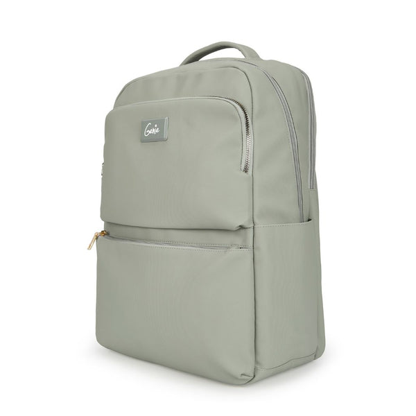 Audrey 27 L Ash Green Formal Backpack Laptop Sleeve