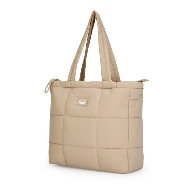 Halotote 18L Beige Tote Bag With Laptop Sleeve