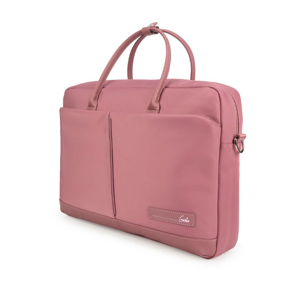 Maven 18L Pink Satchel With Trolley and Laptop Sleeve