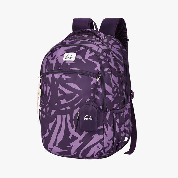 Velora 40L Laptop Backpack With Raincover - Wine Red