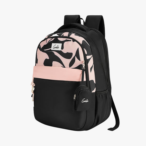 Alba 40L Laptop Backpack With Raincover - Black