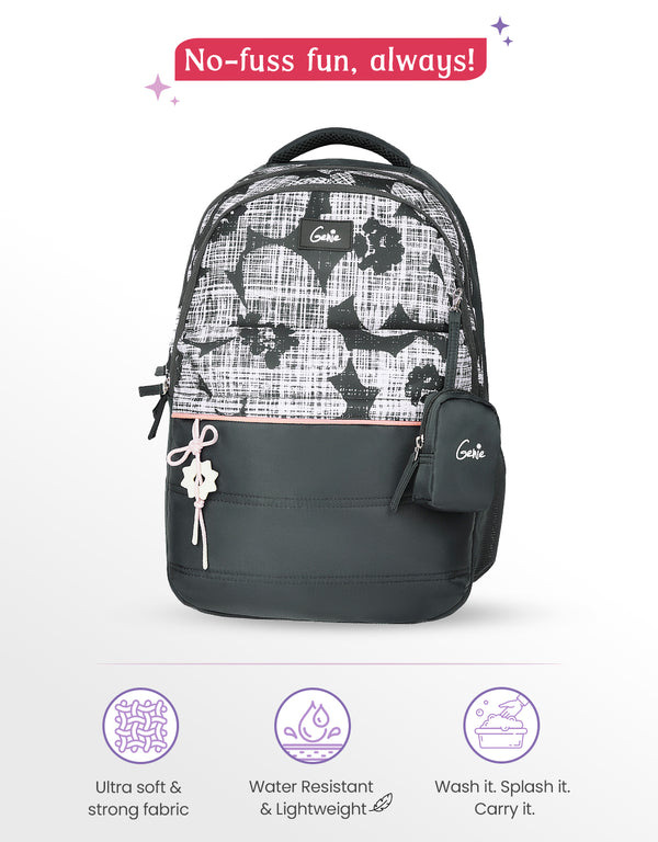 Quilsy 40L Laptop Backpack With Raincover - Dark Grey - Image 3